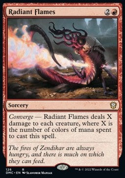 Radiant Flames DMC-126 Rare Near Mint Englisch