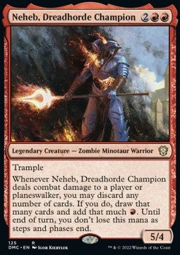 Neheb, Schreckenshorde-Champion DMC-125 Rare Near Mint Deutsch