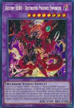 Schicksals-HELD - Destroyer Phoenix Enforcer MP22-209 Secret Rare Near Mint Deutsch 1. Auflage