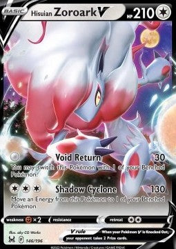 Hisui-Zoroark V LOR-146 Ultra Rare Light Played Deutsch