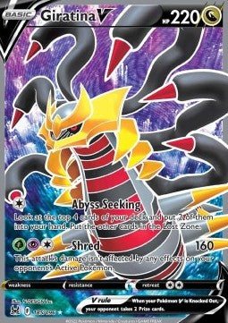Giratina V LOR-185 Ultra Rare Good Deutsch