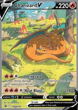 Charizard V SWSH-260 Promo Excellent Englisch