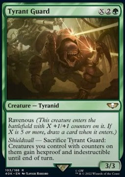 Tyrant Guard 40K-103 Rare Near Mint Englisch