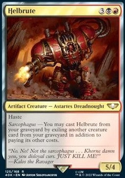 Helbrute 40K-125 Rare Excellent Englisch