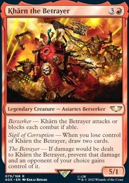 Khârn the Betrayer 40K-79 Rare Near Mint Englisch