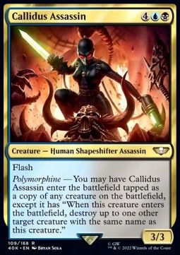Callidus Assassin 40K-109 Rare Excellent Englisch