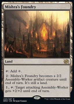 Mishra's Foundry BRO-265 Rare Excellent Englisch Foil