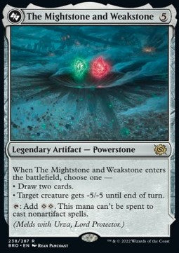 The Mightstone and Weakstone // Urza, Planeswalker BRO-238 Rare Near Mint Englisch Foil