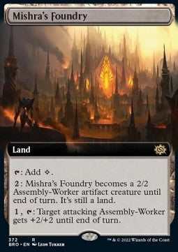 Mishra's Foundry XBRO-372 Rare Excellent Englisch Foil