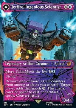Jetfire, Ingenious Scientist // Jetfire, Air Guardian BOT-18 Mythic Excellent Englisch