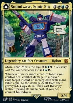 Soundwave, Sonic Spy // Soundwave, Superior Captain BOT-14 Mythic Excellent Englisch Foil