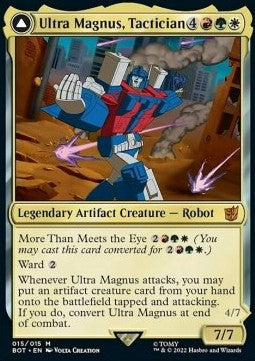 Ultra Magnus, Tactician // Ultra Magnus, Armored Carrier BOT-15 Mythic Near Mint Englisch Foil