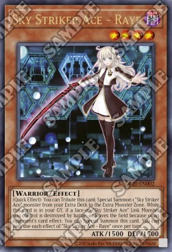 Sky Striker Ace - Raye OP20-002 Ultimate Rare Near Mint Englisch