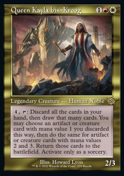 Queen Kayla bin-Kroog PBRO-379 Rare Excellent Englisch Foil