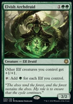 Elvish Archdruid GN3-93 Rare Near Mint Englisch
