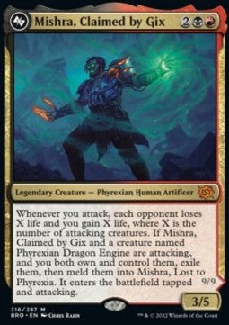 Mishra, Claimed by Gix // Mishra, Lost to Phyrexia BRO-216 Mythic Excellent Englisch
