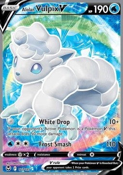 Alolan Vulpix V SIT-173 Ultra Rare Excellent Englisch