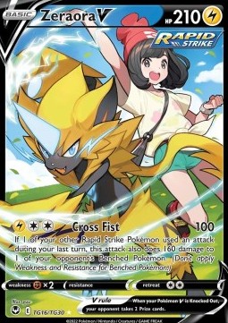 Zeraora V SIT-TG16 Ultra Rare Boosterfrisch Deutsch