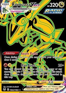 Rayquaza VMAX SIT-TG29 Secret Rare Light Played Englisch