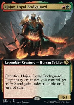 Hajar, Loyal Bodyguard XBRO-354 Rare Near Mint Englisch