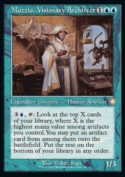 Muzzio, Visionary Architect BRC-89 Mythic Good Englisch