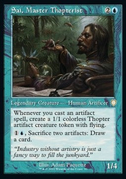 Sai, Meister-Thopterist BRC-93 Rare Excellent Deutsch