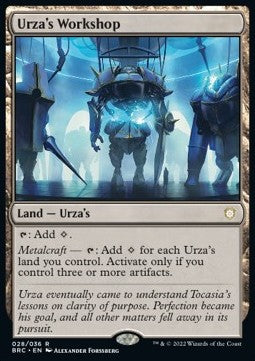 Urza's Workshop XBRC-28 Rare Excellent Englisch Foil