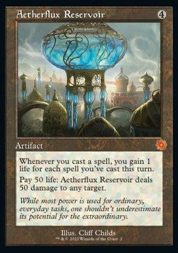 Ätherstrom-Reservoir (V.1) BRR-2 Mythic EX Deutsch