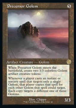 Golem-Vorläufer (V.1) BRR-42 Rare Near Mint Deutsch