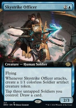 Skystrike Officer XBRO-317 Rare Excellent Englisch