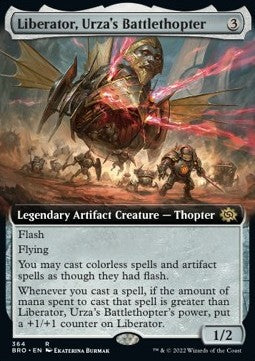 Liberator, Urza's Battlethopter XBRO-364 Rare Near Mint Englisch Foil