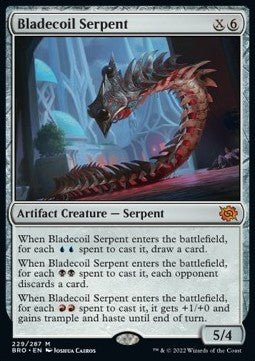 Bladecoil Serpent BRO-229 Mythic Near Mint Englisch Foil