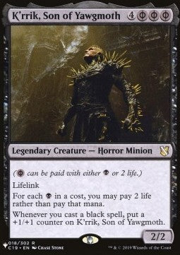 K'rrik, Son of Yawgmoth ZNL-18 Rare Excellent Englisch