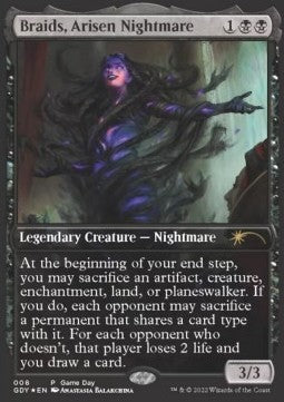 Braids, auferstandener Albtraum GDY-8 Rare Near Mint Deutsch Foil