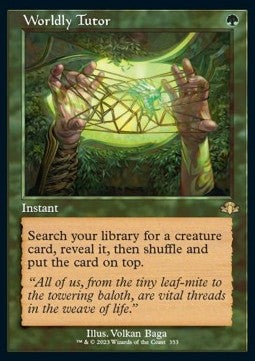 Worldly Tutor XDMR-353 Rare Excellent Englisch