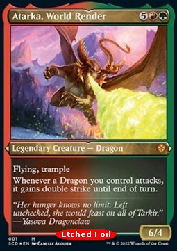 Atarka, World Render SCD-1 Mythic Near Mint Englisch Foil
