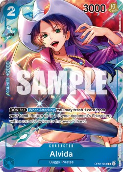 Alvida (OP01-064) (V.2) OP01 Alternate Art Near Mint Englisch