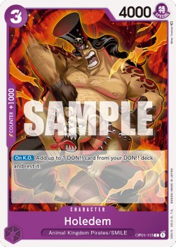 Holedem (OP01-113) OP01 Common Near Mint Englisch