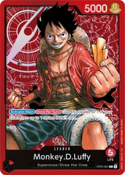 Monkey.D.Luffy (ST01-001) (V.1) ST01 Leader Near Mint Englisch