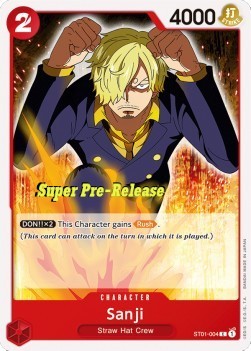 Sanji (ST01-004) (V.2) ST01 Common Near Mint Englisch