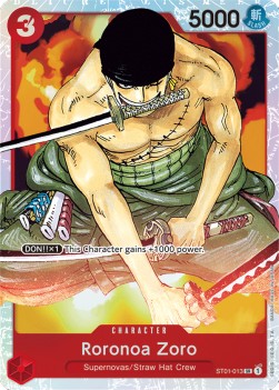 Roronoa Zoro (ST01-013) (V.1) ST01 Super Rare Near Mint Englisch