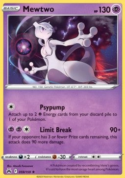 Mewtu CRZ-059 Holo Rare Near Mint Deutsch