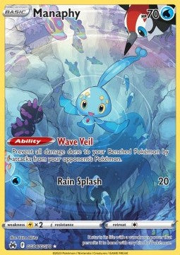 Manaphy CRZ-GG06 Holo Rare Near Mint Deutsch