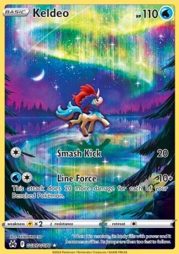 Keldeo CRZ-GG07 Holo Rare Near Mint Deutsch