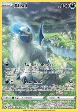 Absol CRZ-GG16 Holo Rare Excellent Deutsch