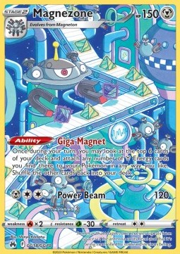 Magnezone CRZ-GG18 Holo Rare Excellent Deutsch