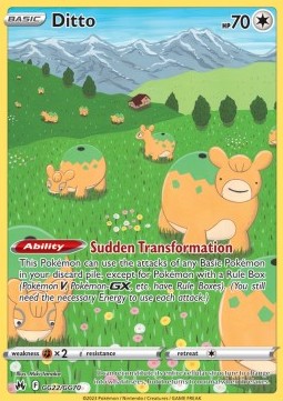 Ditto CRZ-GG22 Holo Rare Boosterfrisch Deutsch