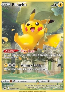 Pikachu CRZ-GG30 Holo Rare Boosterfrisch Deutsch