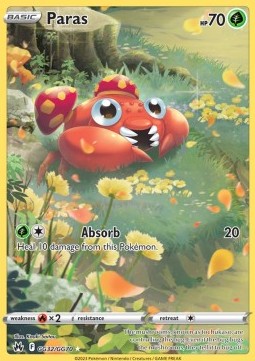 Paras CRZ-GG32 Holo Rare Boosterfrisch Deutsch