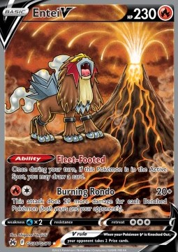 Entei V CRZ-GG36 Ultra Rare Excellent Deutsch